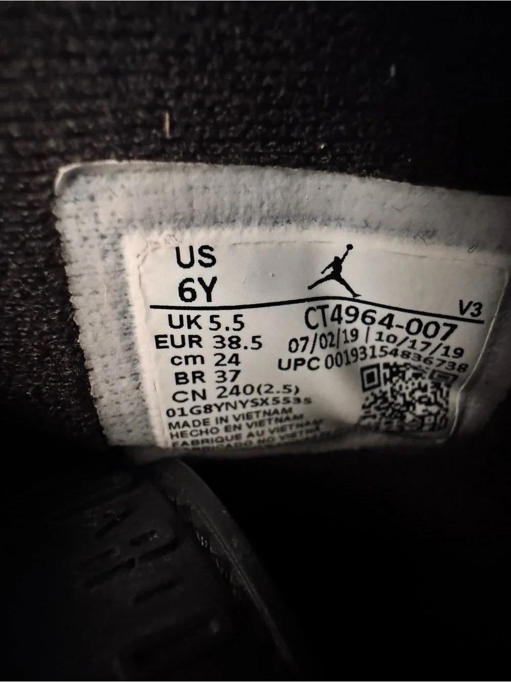 Jordan air retro